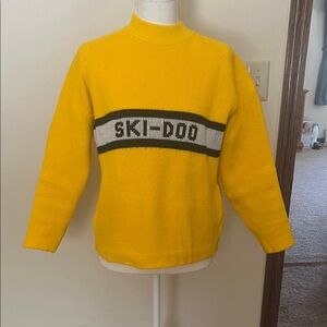 Yellow Ski-Doo Sweater